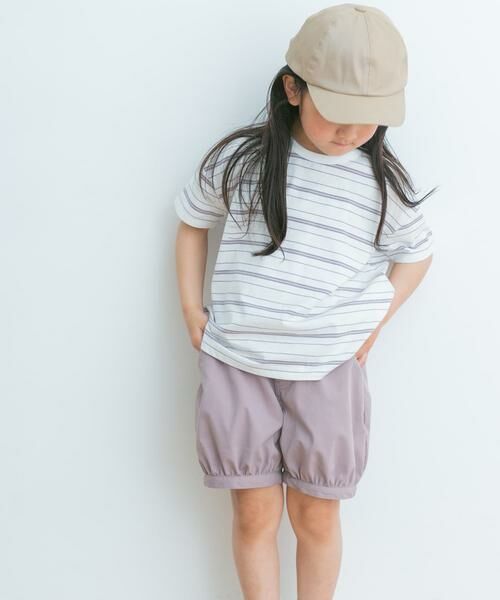 URBAN RESEARCH DOORS / アーバンリサーチ ドアーズ トップス | ランダムボーダールーズTシャツ(KIDS) | 詳細15