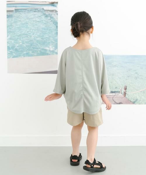 URBAN RESEARCH DOORS / アーバンリサーチ ドアーズ トップス | 『親子リンク』add fabrics ドルマンTシャツ(KIDS) | 詳細4