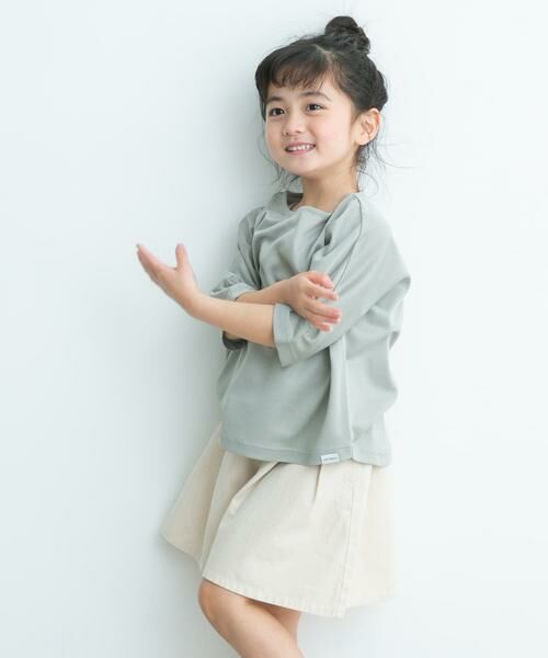 URBAN RESEARCH DOORS / アーバンリサーチ ドアーズ トップス | 『親子リンク』add fabrics ドルマンTシャツ(KIDS) | 詳細6
