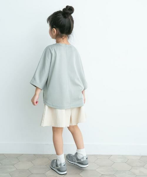 URBAN RESEARCH DOORS / アーバンリサーチ ドアーズ トップス | 『親子リンク』add fabrics ドルマンTシャツ(KIDS) | 詳細8