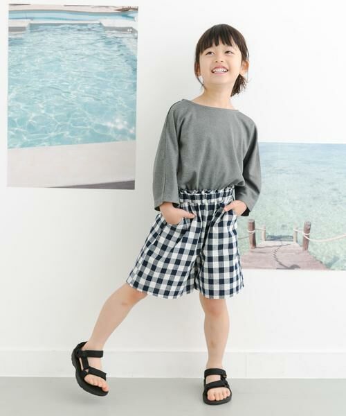 URBAN RESEARCH DOORS / アーバンリサーチ ドアーズ トップス | 『親子リンク』add fabrics ドルマンTシャツ(KIDS) | 詳細12