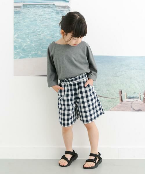 URBAN RESEARCH DOORS / アーバンリサーチ ドアーズ トップス | 『親子リンク』add fabrics ドルマンTシャツ(KIDS) | 詳細13