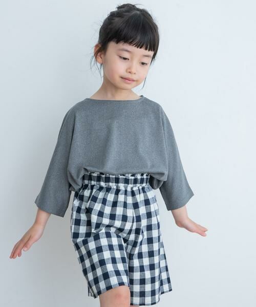 URBAN RESEARCH DOORS / アーバンリサーチ ドアーズ トップス | 『親子リンク』add fabrics ドルマンTシャツ(KIDS) | 詳細16