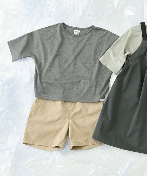 URBAN RESEARCH DOORS / アーバンリサーチ ドアーズ トップス | 『親子リンク』add fabrics ドルマンTシャツ(KIDS) | 詳細18