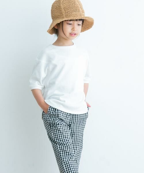 URBAN RESEARCH DOORS / アーバンリサーチ ドアーズ トップス | 『親子リンク』スラブインレイ切替プルオーバー(KIDS) | 詳細10