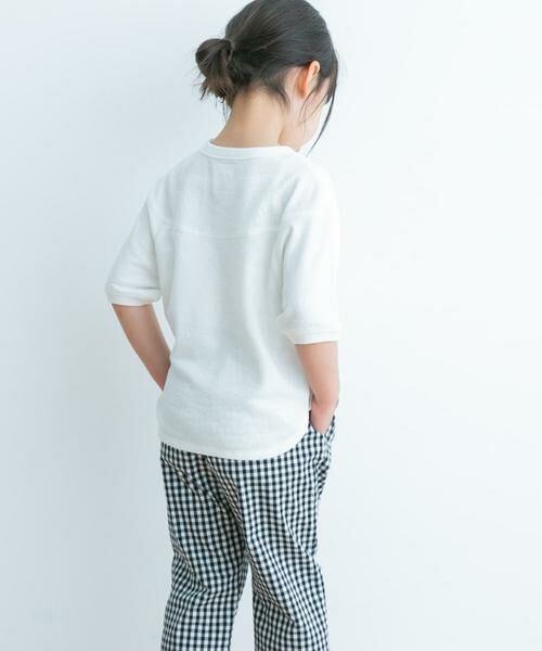 URBAN RESEARCH DOORS / アーバンリサーチ ドアーズ トップス | 『親子リンク』スラブインレイ切替プルオーバー(KIDS) | 詳細11