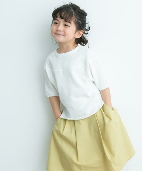 URBAN RESEARCH DOORS / アーバンリサーチ ドアーズ トップス | 『親子リンク』スラブインレイ切替プルオーバー(KIDS) | 詳細13