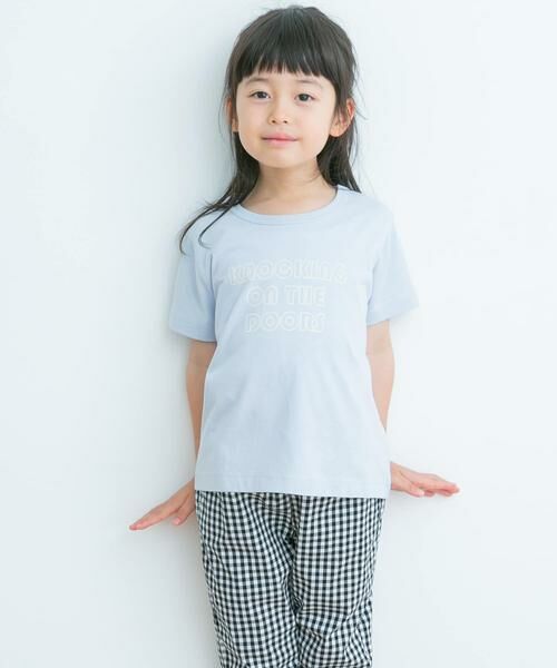 URBAN RESEARCH DOORS / アーバンリサーチ ドアーズ トップス | インドオーガニックロゴTシャツ(KIDS) | 詳細1