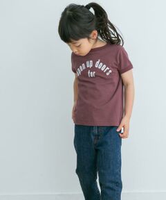 URBAN RESEARCH DOORS / アーバンリサーチ ドアーズ トップス | パイピングロゴTシャツ(KIDS)