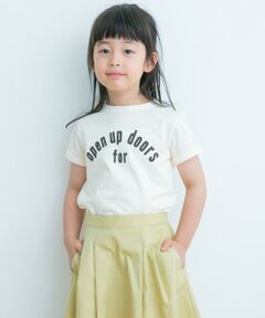 URBAN RESEARCH DOORS / アーバンリサーチ ドアーズ トップス | パイピングロゴTシャツ(KIDS)