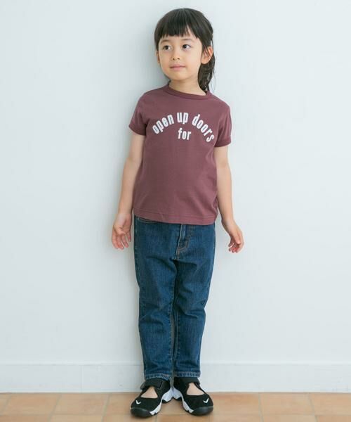 URBAN RESEARCH DOORS / アーバンリサーチ ドアーズ トップス | パイピングロゴTシャツ(KIDS) | 詳細1
