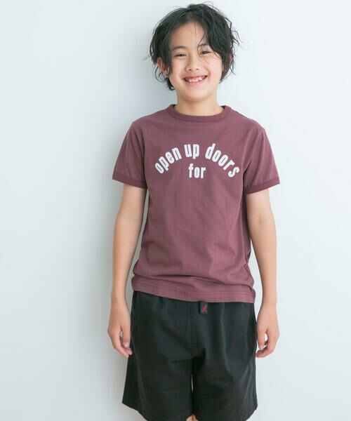 URBAN RESEARCH DOORS / アーバンリサーチ ドアーズ トップス | パイピングロゴTシャツ(KIDS) | 詳細7