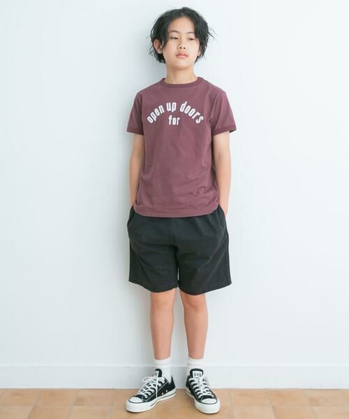URBAN RESEARCH DOORS / アーバンリサーチ ドアーズ トップス | パイピングロゴTシャツ(KIDS) | 詳細9