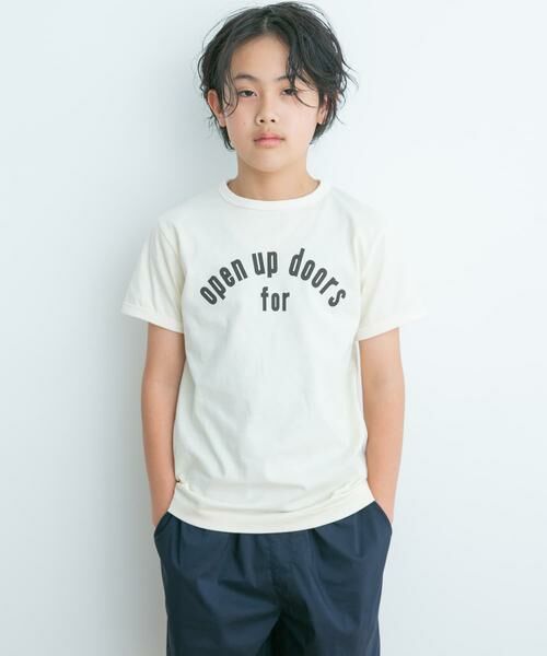 URBAN RESEARCH DOORS / アーバンリサーチ ドアーズ トップス | パイピングロゴTシャツ(KIDS) | 詳細24