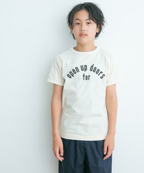 URBAN RESEARCH DOORS / アーバンリサーチ ドアーズ トップス | パイピングロゴTシャツ(KIDS) | 詳細25