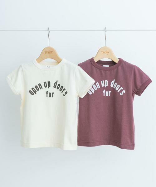 URBAN RESEARCH DOORS / アーバンリサーチ ドアーズ トップス | パイピングロゴTシャツ(KIDS) | 詳細29