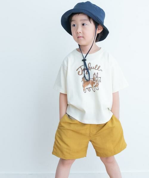 URBAN RESEARCH DOORS / アーバンリサーチ ドアーズ トップス | ドッグプリントTシャツ(KIDS)(ホワイト系その他)