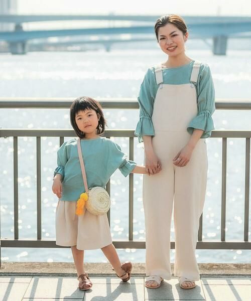 URBAN RESEARCH DOORS / アーバンリサーチ ドアーズ トップス | 『親子リンク』リネンキャンディスリーブプルオーバー(KIDS) | 詳細1