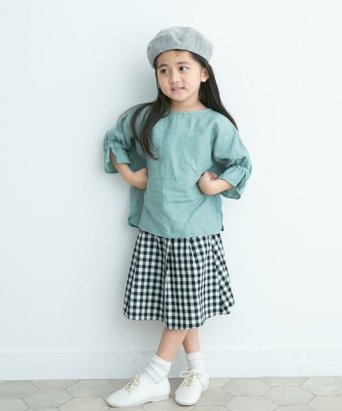 URBAN RESEARCH DOORS / アーバンリサーチ ドアーズ トップス | 『親子リンク』リネンキャンディスリーブプルオーバー(KIDS) | 詳細7