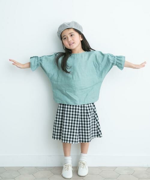 URBAN RESEARCH DOORS / アーバンリサーチ ドアーズ トップス | 『親子リンク』リネンキャンディスリーブプルオーバー(KIDS) | 詳細8