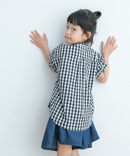 URBAN RESEARCH DOORS / アーバンリサーチ ドアーズ トップス | 『親子リンク』半袖ワイドタックシャツ(KIDS) | 詳細14