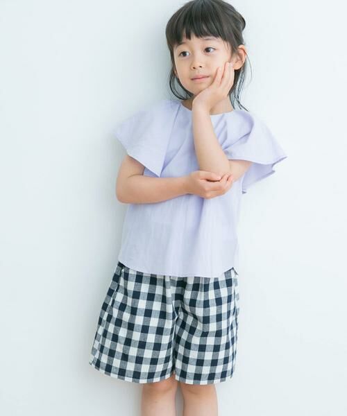 URBAN RESEARCH DOORS/アーバンリサーチ ドアーズ 2WAYフリルブラウス(KIDS) ラベンダー 105 URBAN RESEARCH DOORS/アーバンリサーチ ドアーズ 2WAYフリルブラウス(KIDS) ラベンダー 105