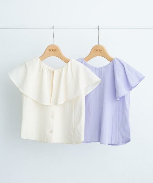 URBAN RESEARCH DOORS / アーバンリサーチ ドアーズ トップス | 2WAYフリルブラウス(KIDS) | 詳細23