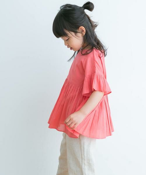 URBAN RESEARCH DOORS / アーバンリサーチ ドアーズ トップス | 『親子リンク』コットンボイルフリルブラウス(KIDS) | 詳細1