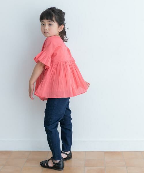 URBAN RESEARCH DOORS / アーバンリサーチ ドアーズ トップス | 『親子リンク』コットンボイルフリルブラウス(KIDS) | 詳細10