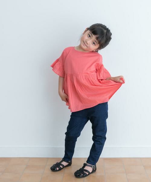 URBAN RESEARCH DOORS / アーバンリサーチ ドアーズ トップス | 『親子リンク』コットンボイルフリルブラウス(KIDS) | 詳細11