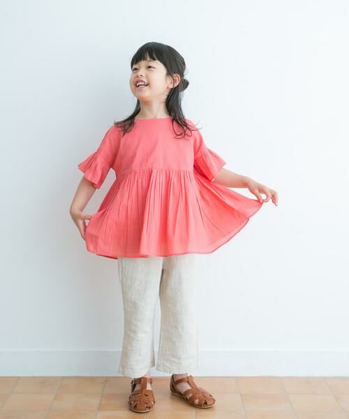 URBAN RESEARCH DOORS / アーバンリサーチ ドアーズ トップス | 『親子リンク』コットンボイルフリルブラウス(KIDS) | 詳細7