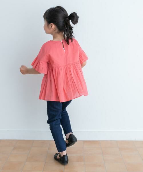 URBAN RESEARCH DOORS / アーバンリサーチ ドアーズ トップス | 『親子リンク』コットンボイルフリルブラウス(KIDS) | 詳細9