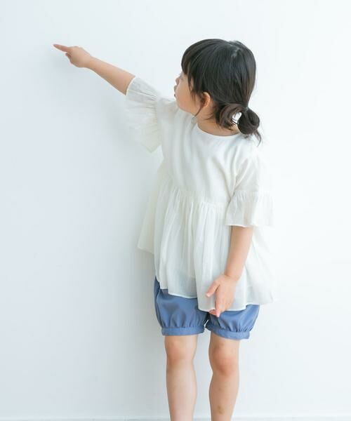 URBAN RESEARCH DOORS / アーバンリサーチ ドアーズ トップス | 『親子リンク』コットンボイルフリルブラウス(KIDS) | 詳細18