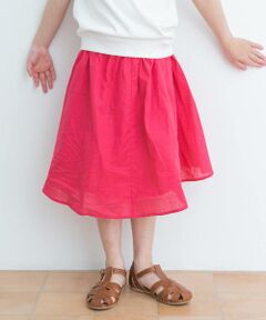 URBAN RESEARCH DOORS / アーバンリサーチ ドアーズ パンツ | 『親子リンク』コットンローンギャザースカート(KIDS)