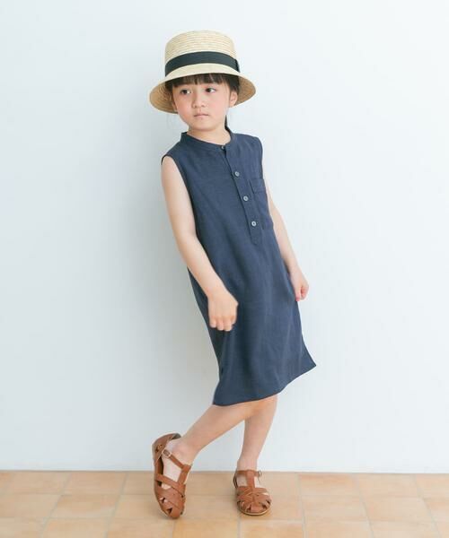 URBAN RESEARCH DOORS / アーバンリサーチ ドアーズ ワンピース | リネンレーヨンノースリーブワンピース(KIDS) | 詳細11