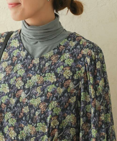 URBAN RESEARCH DOORS / アーバンリサーチ ドアーズ Tシャツ | 『高山都×DOORS』ウールミックスシアータートルプルオーバー | 詳細1