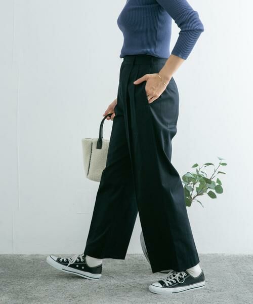 URBAN RESEARCH DOORS / アーバンリサーチ ドアーズ その他パンツ | 2タックワイドパンツ | 詳細25