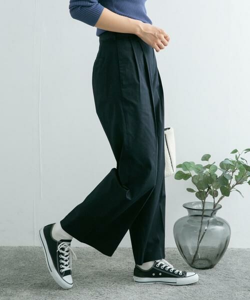 URBAN RESEARCH DOORS / アーバンリサーチ ドアーズ その他パンツ | 2タックワイドパンツ | 詳細30