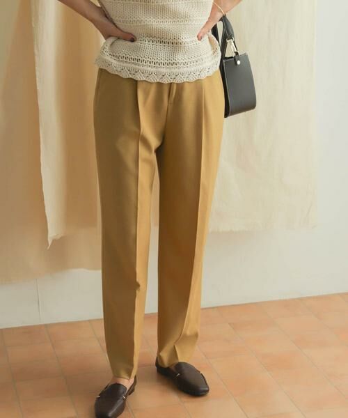 URBAN RESEARCH DOORS / アーバンリサーチ ドアーズ その他パンツ | 『セットアップ対応』麻調合繊ストレートトラウザー | 詳細1