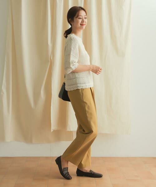 URBAN RESEARCH DOORS / アーバンリサーチ ドアーズ その他パンツ | 『セットアップ対応』麻調合繊ストレートトラウザー | 詳細15