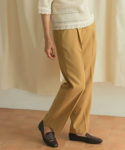URBAN RESEARCH DOORS / アーバンリサーチ ドアーズ その他パンツ | 『セットアップ対応』麻調合繊ストレートトラウザー | 詳細2