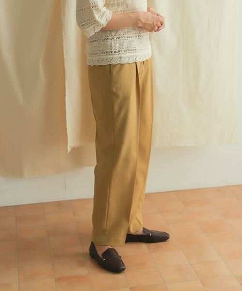 URBAN RESEARCH DOORS / アーバンリサーチ ドアーズ その他パンツ | 『セットアップ対応』麻調合繊ストレートトラウザー | 詳細3