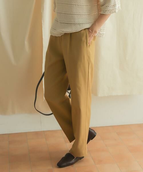URBAN RESEARCH DOORS / アーバンリサーチ ドアーズ その他パンツ | 『セットアップ対応』麻調合繊ストレートトラウザー | 詳細4