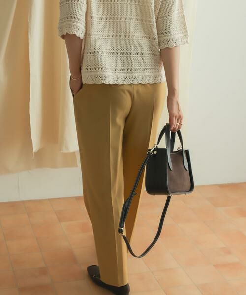 URBAN RESEARCH DOORS / アーバンリサーチ ドアーズ その他パンツ | 『セットアップ対応』麻調合繊ストレートトラウザー | 詳細5