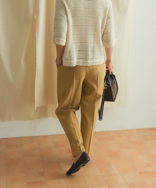 URBAN RESEARCH DOORS / アーバンリサーチ ドアーズ その他パンツ | 『セットアップ対応』麻調合繊ストレートトラウザー | 詳細6