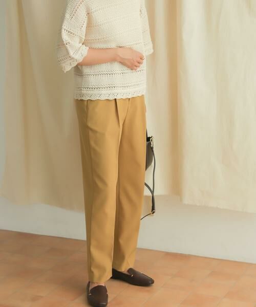 URBAN RESEARCH DOORS / アーバンリサーチ ドアーズ その他パンツ | 『セットアップ対応』麻調合繊ストレートトラウザー | 詳細8