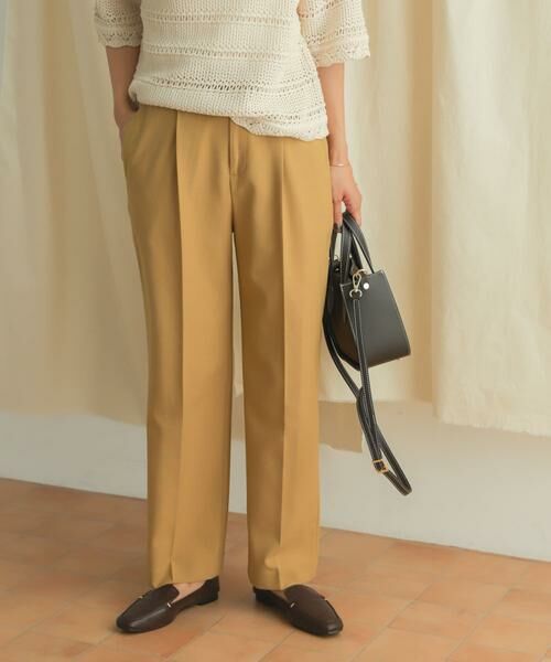 URBAN RESEARCH DOORS / アーバンリサーチ ドアーズ その他パンツ | 『セットアップ対応』麻調合繊ストレートトラウザー | 詳細9