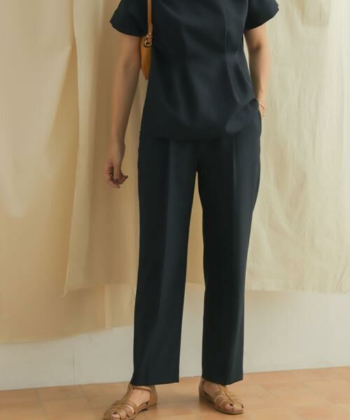 URBAN RESEARCH DOORS / アーバンリサーチ ドアーズ その他パンツ | 『セットアップ対応』麻調合繊ストレートトラウザー | 詳細30