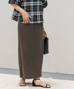 URBAN RESEARCH DOORS / アーバンリサーチ ドアーズ スカート | 『セットアップ対応』ブークレカットストレートスカート