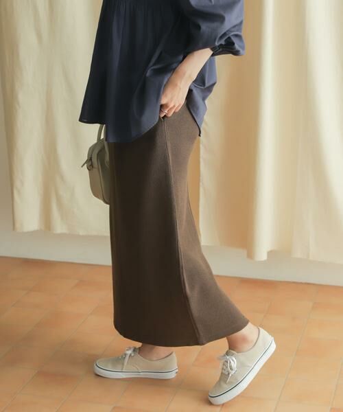URBAN RESEARCH DOORS / アーバンリサーチ ドアーズ スカート | 『セットアップ対応』ブークレカットストレートスカート | 詳細13